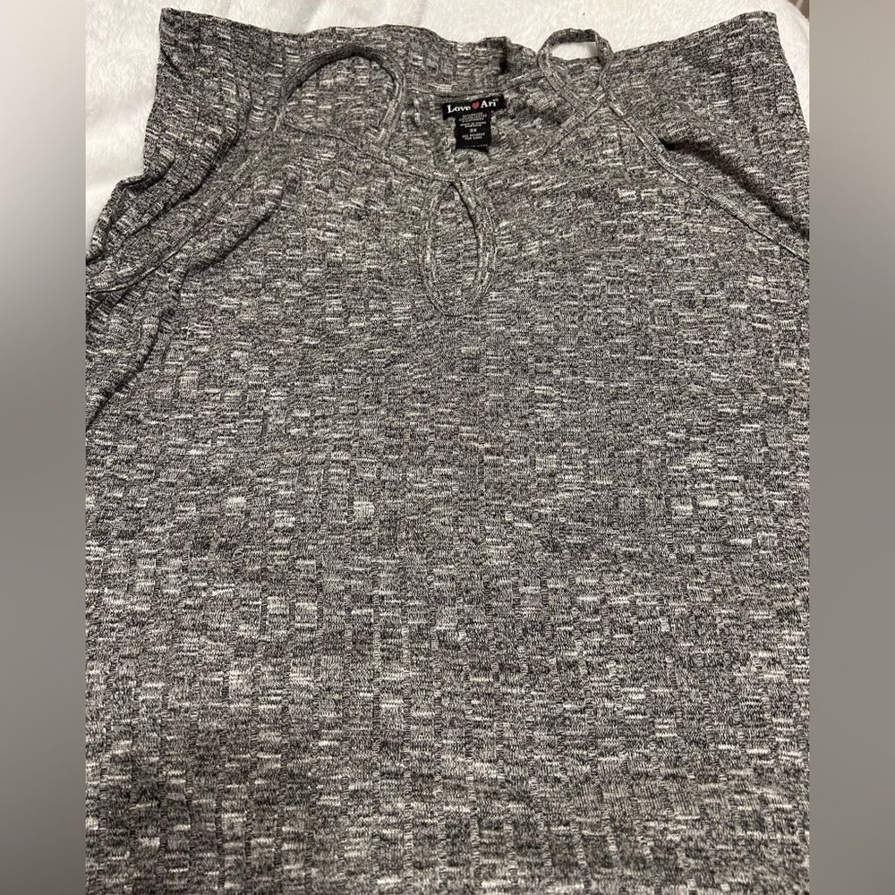 Women's Gray Midi Dress